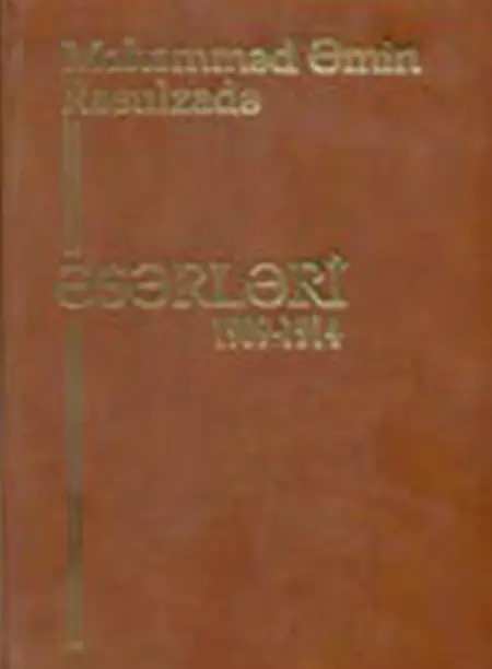 Əsərləri. II cild, Bakı, 2001 (1909-1914).