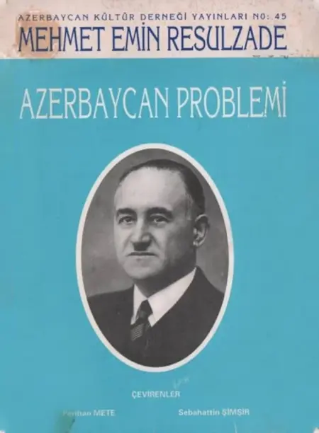 “Azərbaycan problemi” (Alman dilindən türkcəyə çevirəni P. Mete, S.Şimşir). Ankara, 1996-cı il.