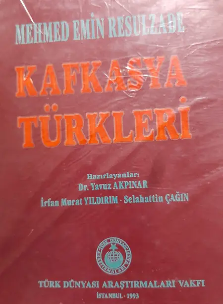 “Qafqasya türkləri” (hazırlayan Yavuz Akpınar). İstanbul, 1993.